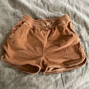 Tea Collection Tan Pocketed Corduroy Shorts